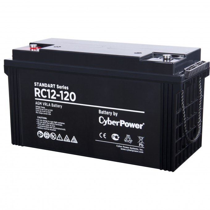 Аккумулятор CYBERPOWER RC12-120 (12V / 120Ah) RC 12-120 Аккумулятор CYBERPOWER RC12-120 (12V / 120Ah) RC 12-120