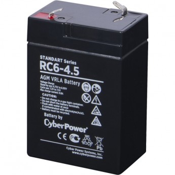 Аккумулятор CYBERPOWER RС6-4.5 (6V / 4.5Ah)