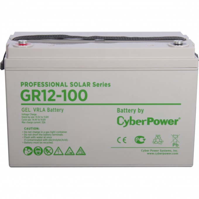 Аккумуляторная батарея CYBERPOWER GR12-100 GR 12-100 Аккумуляторная батарея CYBERPOWER GR12-100 GR 12-100