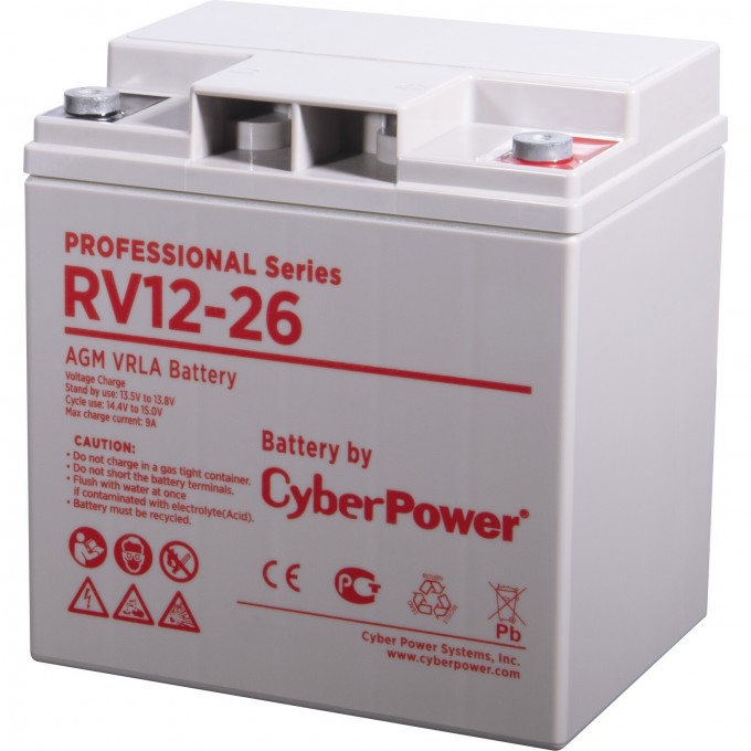 Аккумуляторная батарея CYBERPOWER RV12-26 RV 12-26 Аккумуляторная батарея CYBERPOWER RV12-26 RV 12-26