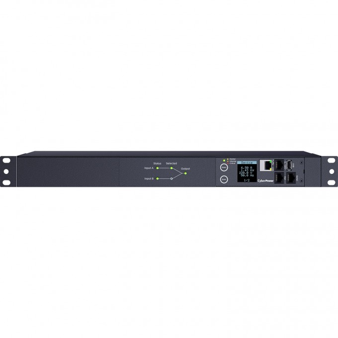 Блок распределения питания ATS CYBERPOWER 1U type 10Amp plug IEC 320 C14 (12) IEC 320 C13 PDU44004 Блок распределения питания ATS CYBERPOWER 1U type 10Amp plug IEC 320 C14 (12) IEC 320 C13 PDU44004