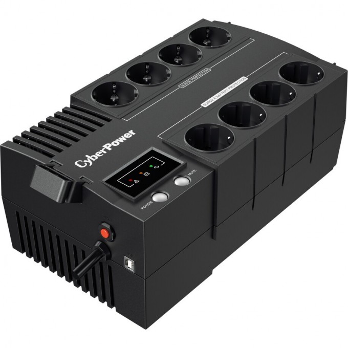 ИБП CYBERPOWER BS650E NEW линейно-интерактивный 650ВА/390Вт, 4+4 евророзетки, USB UPS Line-Interactive CyberPower BS650E NEW 650VA/390W USB (4+4 EURO) BS650E. ИБП CYBERPOWER BS650E NEW линейно-интерактивный 650ВА/390Вт, 4+4 евророзетки, USB UPS Line-Interactive CyberPower BS650E NEW 650VA/390W USB (4+4 EURO) BS650E.