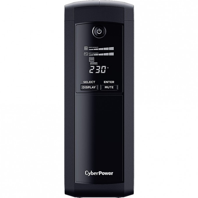 Источник бесперебойного питания UPS CYBERPOWER Line-Interactive 1200VA/720W USB/RS-232/RJ11/45 (4 + 4 IEC С13) VP1200EILCD Источник бесперебойного питания UPS CYBERPOWER Line-Interactive 1200VA/720W USB/RS-232/RJ11/45 (4 + 4 IEC С13) VP1200EILCD