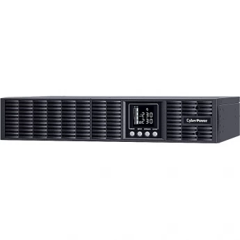 Источник бесперебойного питания UPS CYBERPOWER PLT1500ELCDRT2U Line-Interactive 1500VA/1350W USB/RS-232/EPO/SNMPslot (8 IEC С13)