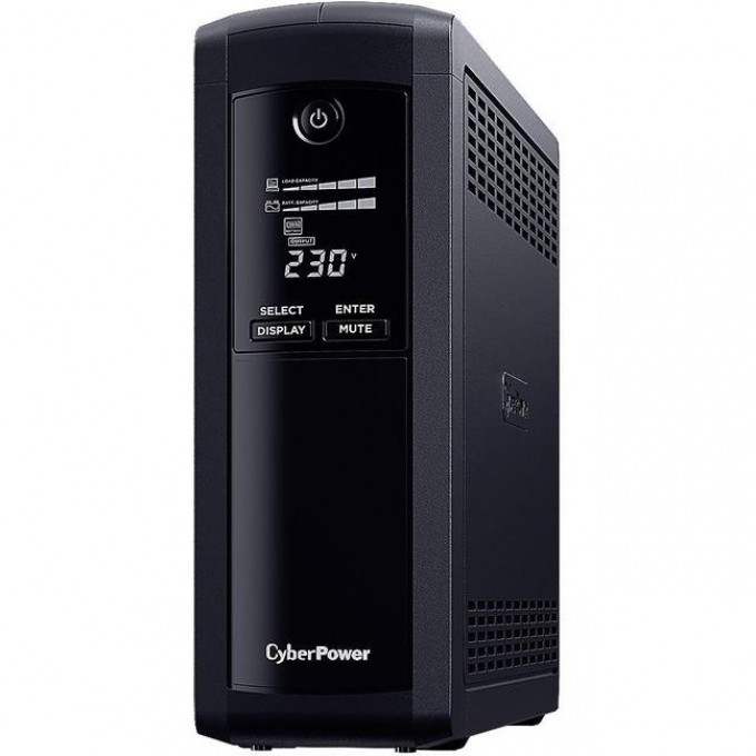 Источник бесперебойного питания UPS CYBERPOWER Line-Interactive 1600VA/960W USB/RS-232/RJ11/45 (4 + 4 IEC С13) VP1600EILCD Источник бесперебойного питания UPS CYBERPOWER Line-Interactive 1600VA/960W USB/RS-232/RJ11/45 (4 + 4 IEC С13) VP1600EILCD
