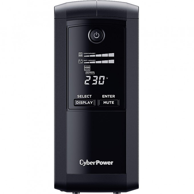 Источник бесперебойного питания UPS CYBERPOWER Line-Interactive 700VA/390W USB/RS-232/RJ11/45 (6 IEC С13) VP700EILCD Источник бесперебойного питания UPS CYBERPOWER Line-Interactive 700VA/390W USB/RS-232/RJ11/45 (6 IEC С13) VP700EILCD
